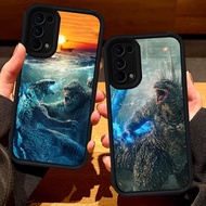 S71 Godzilla vs Kong Casing for OPPO A92 A54S A94 A95 A74 Reno 4 5 A16s A16 6 A52 A55 A72 5G black
