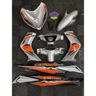 🇻🇳ORIGINAL EXCITER LC135 V1 COVERSET EXCITER SILVER ORANGE STRIPE TANAM LC135 V1 COVERSET STICKER TA