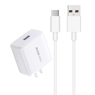 Charger Set Type-c Fast Charging Cable 6A Extended 2M Single-Hole USB Plug Head Tofu Fast Charger Ty