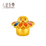 "tokidoki 系列"Au999 吊墜壹個附有彩色附著物及含非貴金屬配件