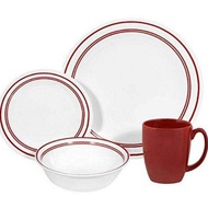 Corelle Dinner set 16pcs I Classic Cafe Red I Corelle livingware 16pcs