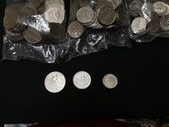 Malaysia second series coin set 
50sen+20sen+10sen（1990-2011mix）