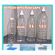 12PCS IN A BOX l Empty Dishwashing Bottle 1Liter l Pet Bottles 1 liter l Sold by 12pcs l