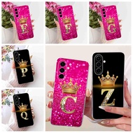 For Samsung Galaxy A27 5G SM-A276E Case Luxury Crown Letters Silicone Soft Cover For Samsung a27 A27