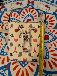 Karl Lagerfeld 印花水桶包