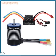 11 Thobbyfans 3650 / F540 4300KV 4370KV มอเตอร์ไร้แปรงถ่าน60A ชุด ESC สำหรับรถบังคับ1/10