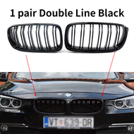 Diamond Front Bumper Kidney Grill Double Slat Racing Sport Grille for BMW 3 series F30 F31 F35 2011-