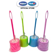 IDOLMART Toilet Brush with Handle & Cover Bright Color Practical & Hygienic Toilet Brush - SURABAYA