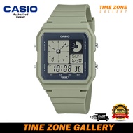 Casio General LF-20 Series Green Resin Band Unisex Watch LF-20W-3ADF / LF-20W-3A / LF-20W-3 / LF-20W