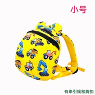 Lost Prevention Towed Mini Backpack Excavator Early Education Toddler Bag 1 Year Old 2 Year Old Baby