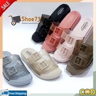 SENDA Samdal Karwt Thick Sandals Wedges Flip Flops Premium Rubber Sandals Teenage Slippers Adult Wom