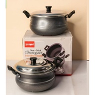 Diamond bramd 2 pcs gravy pot/biryani pot 1litre/2litre capacity non stick Wok cooking pot