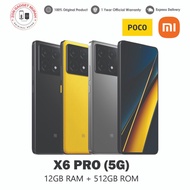 POCO X6 PRO 5G (12GB RAM+512GB ROM) 6.67" CrystalRes 1.5K Flow AMOLED DotDisplay, Crystal