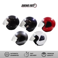 Swan Open Face Helmet for Motorcyclist