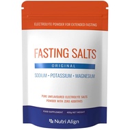 Fasting Salts Electrolytes Powder | 400g Sodium Potassium Magnesium Electrolytes | Pure Unflavoured 