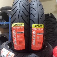 MAXXIS 100/90-12 M922 F TUBELESS MAXXIS 110/90-12 M922 R TUBELESS Ring 12