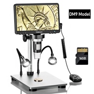 TOMLOV 7" LCD Digital Microscope 1200X, 1080P Coin Microscope Magnifier, 12MP Ultra-Precise Focusing