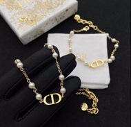 DIOR迪奧 PETIT CD時尚精緻 金屬 樹脂 手鍊 女款