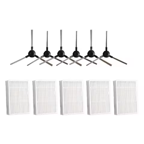 Vacuum Cleaner Side Brush HEPA Filter for AMIBOT PURE H2O BL608 /PULSE H2O BL618 Robotic Vacuum Clea