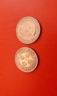 香港1973年5毫銀色錢幣(50元1個)