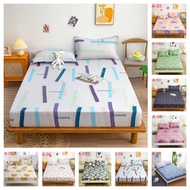 ReadyStock Tatami mattress cover Cadar Murah Hebat Tidak Luntur Warna Bedsheet Super Single/Queen/King for 3 Size Bedding Sheet Premium Cotton
