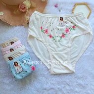 Celana Dalam Ibu Hamil Jumbo CD Bumil Besar Nyaman Bahan Adem Motif Bunga Model Jadul