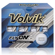 Volvik FLYON 3-Piece Power Distance Super Control Golf Ball Pack of 24