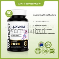 【Buy 3 Free 1】EXP 06 2027 Oxyenergy L-Arginine 60 Capsules with L-Citrulline and Zinc,npl whey prote