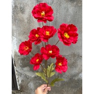 Fake Flowers, Japanese Camellia, High Flower Branches 8 High-Grade Silk Flowers