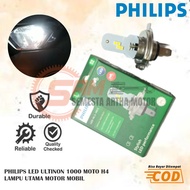 PUTIH Philips Ultinon 1000 Moto LED HL HS1 H4 AC DC 12V Motorcycle Lamp Headlamp White