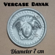 Versace vercase motif dayak diameter 7cm satu sisi muka hiasan aksesoris pagar pintu besi minimalis