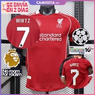 2025-26 Player Jersey Liverpool Home Jersey Player Football Shirt Customization Name Number