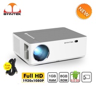 BYINTEK K20 Projector Android Wifi Full HD 1080P Home Theater 1920*1080 LED lAsEr for 4K 3D Video Smartphone Tablet PC Cinema NickClarag