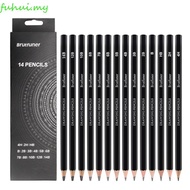 FUHUI Sketch Pencil Set, Smooth Writing HB 2H 4H B 2B 3B Graphite Pencil, School Supplies 4B 5B 6B 7