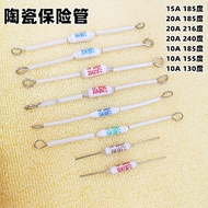 ♞,♘Rice Cooker/Cooker Ceramic Thermal Fuse RF/130/165/185/216/240 Degree 10/15/20A250V