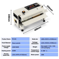 Continuous Bag Band Sealing Machine Heavy Duty Heat Sealer Machine Commercial Food Plastic Bag Band