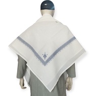 Turban ALMAS ARAFAT | ALMAS JAGUARD BW CREAM SQUARE BATIK COLOR