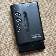 sony walkman wm-dx100 黑色 連電池盒