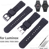 Watch Accessories Silicone Military Watch Men's & Women's Sports Waterproof Silica Gel Strap for Lum