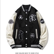 MLB NY BASBOLL VARSITY JACKET / MEN'S VARSITY BASEBALL JACKET