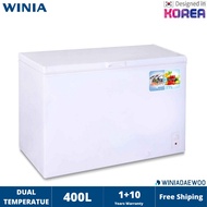 Free Shipping Daewoo Winia Chest Freezer 400L DCF-450DF Dual Function (Chiller/freezer)