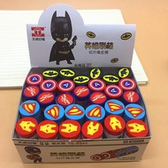 Super hero Pencil Rubber Batman Captain America Student Supplies Eraser Stationery