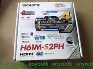 盒裝Gigabyte/技嘉 H61M-S2PH 1155 支持I3 3470 DDR3#主機板