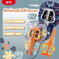 M&G Scissors Animals Know Kids 136mm 5.5" ASS913N8 / Lesser Panda ASS913Y3