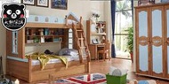【大熊傢具】IKS 612 兒童床 上下床 雙層床 挑高組合床 高低子母床 帶抽托床 三層組合床