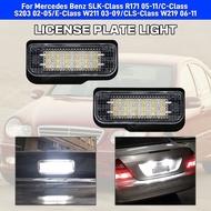 For Mercedes Benz E-Class W211 S211 C-Class S203 CLS-Class W219 SLK-Class R171 Canbus 2pcs LED Licen