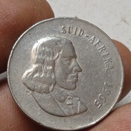 Coin Afrika selatan 20 Cent 1965