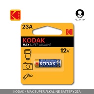 KODAK - 23A MAX SUPER ALKALINE LITHIUM 12V BATTERY 1PC FOR REMOTE CONTROL FLASHLIGHT CAMERAS