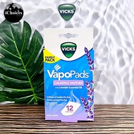 Vicks _ VapoPads Calming Vapors With Lavender Essential Oil 612 Scent Pads VSP30FP แผ่นรีฟิลวิคส์ สำ