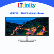 Dell U3423WE UltraSharp 34 Curved USB-C Hub Monitor เดลล์ จอมอนิเตอร์ 34 นิ้ว IPS 60Hz 100% sRGB รับประกัน 3 ปี On-Site